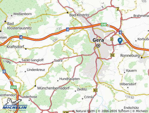 Kaart MICHELIN Windischenbernsdorf - ViaMichelin