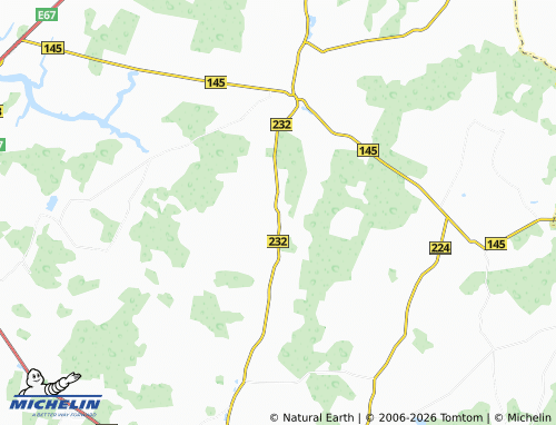 MICHELIN Juškonys map - ViaMichelin