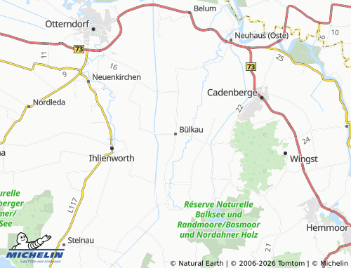 MICHELIN Bülkau map - ViaMichelin