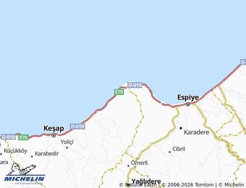 Mappa MICHELIN Hisarüstü - ViaMichelin