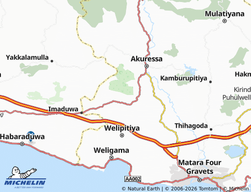 Carte MICHELIN Nimalawa East - ViaMichelin