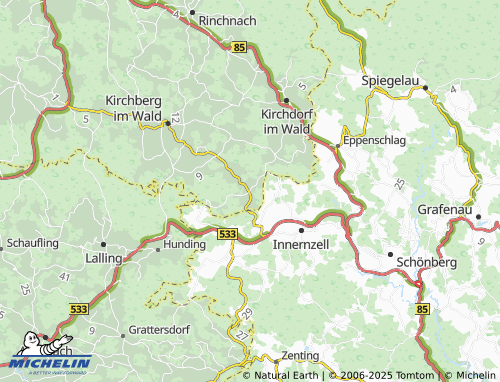 MICHELIN Kaltenbrunn map - ViaMichelin