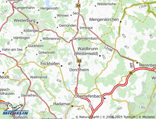 MICHELIN Elbgrund map - ViaMichelin