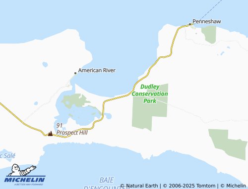 MICHELIN-Landkarte Brown Beach - ViaMichelin