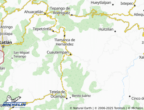 Mapa MICHELIN San Esteban Cuautempan - ViaMichelin