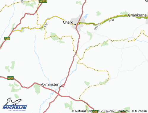 Mappa MICHELIN Tytherleigh - ViaMichelin