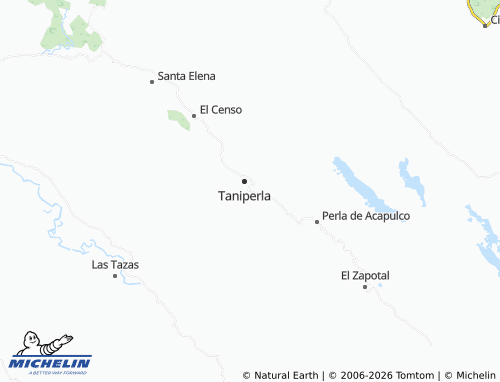 MICHELIN Agua Azul map - ViaMichelin