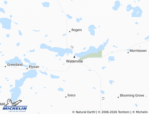Mappa MICHELIN Waterville - ViaMichelin