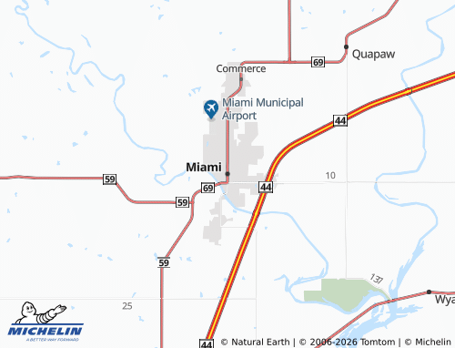 Mappa MICHELIN Miami - ViaMichelin