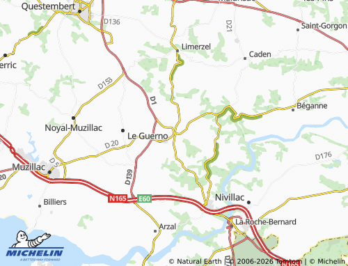 Mappa MICHELIN Péaule - ViaMichelin