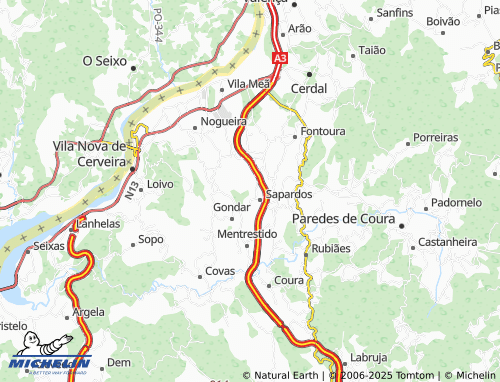 MICHELIN Armada map - ViaMichelin