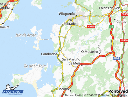 MICHELIN-Landkarte Corbillón - ViaMichelin