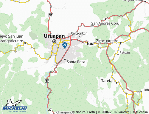 MICHELIN Manantiales map - ViaMichelin