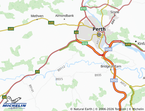 Mappa MICHELIN Milltown of Aberdalgie - ViaMichelin