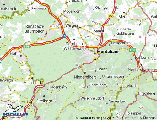 MICHELIN Horressen map - ViaMichelin