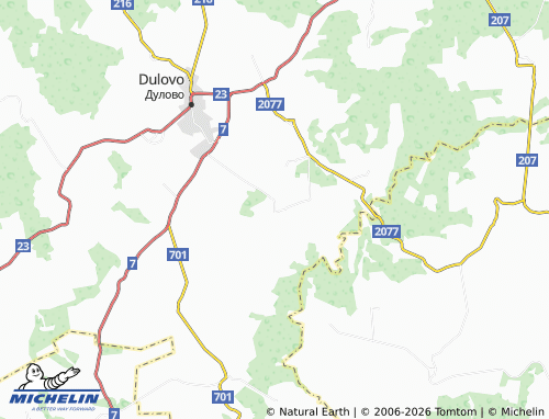 MICHELIN Kolobar map - ViaMichelin