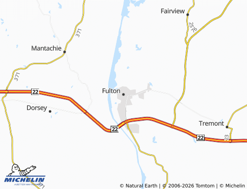 Mappa MICHELIN Fulton - ViaMichelin
