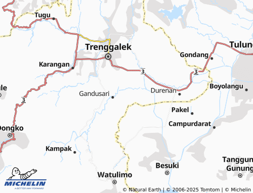 MICHELIN Karanganyar map - ViaMichelin