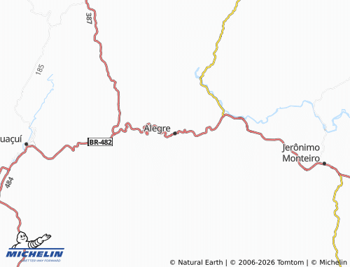 Mapa MICHELIN Alegre - ViaMichelin