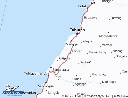 MICHELIN Santo Nino map - ViaMichelin