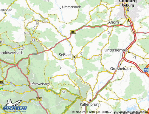 Mapa MICHELIN Seßlach - ViaMichelin