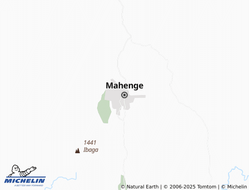 MICHELIN Mahenge map - ViaMichelin