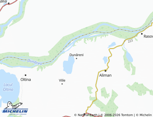 Mappa MICHELIN Dunăreni - ViaMichelin