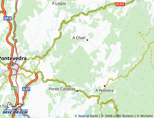 MICHELIN-Landkarte A Graña - ViaMichelin