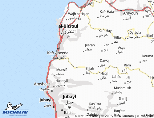 Mapa MICHELIN Dayr Mar Yousuf Bajah - ViaMichelin