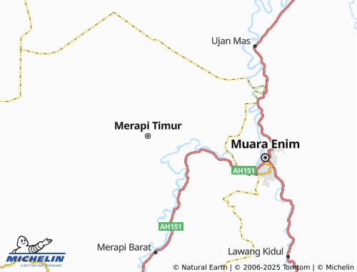 MICHELIN Tanjung Lontar map - ViaMichelin