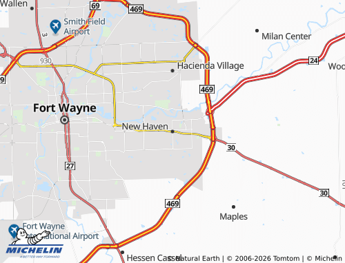 Mappa MICHELIN New Haven - ViaMichelin