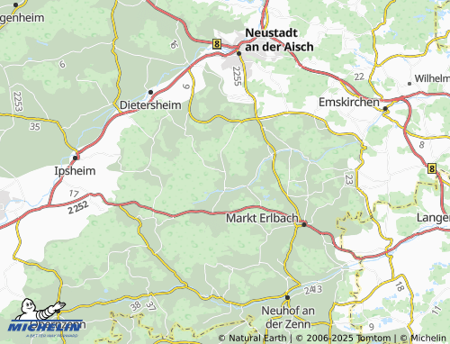 Carte MICHELIN Rimbach - ViaMichelin