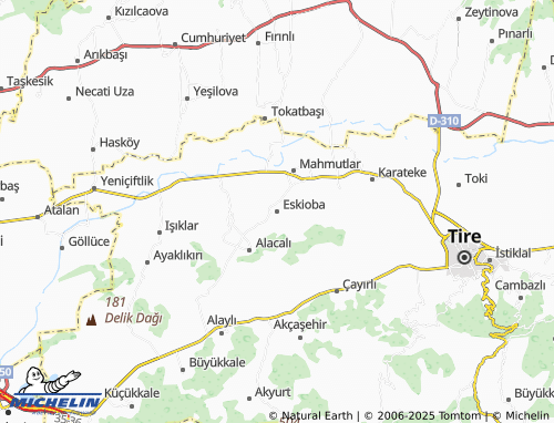 MICHELIN Eskioba map - ViaMichelin
