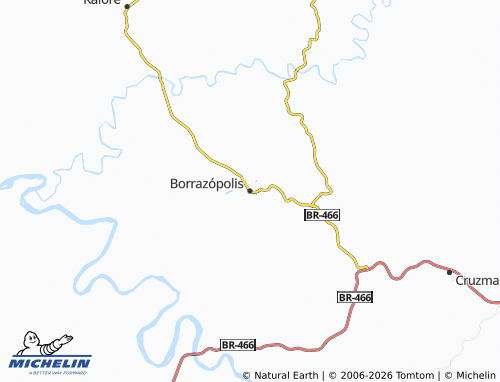 Kaart MICHELIN Borrazópolis - ViaMichelin