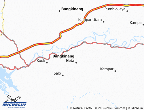 MICHELIN Langgini map - ViaMichelin