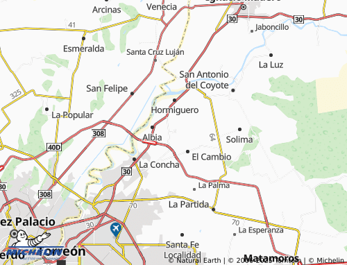 MICHELIN Maravillas Localidad map - ViaMichelin