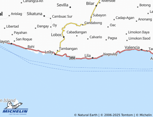 MICHELIN Tayong Oriental map - ViaMichelin