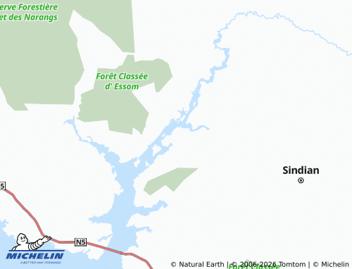 Mapa MICHELIN Balandin - ViaMichelin