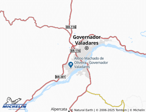 MICHELIN Palmeiras map - ViaMichelin