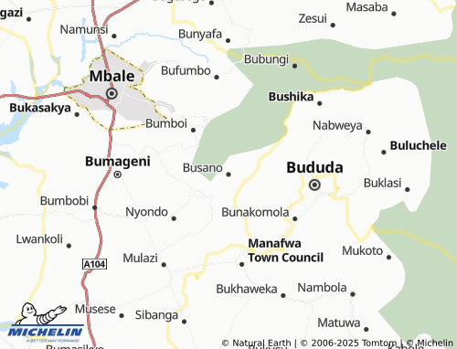 MICHELIN Busano map - ViaMichelin