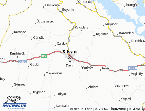 MICHELIN Feridun map - ViaMichelin