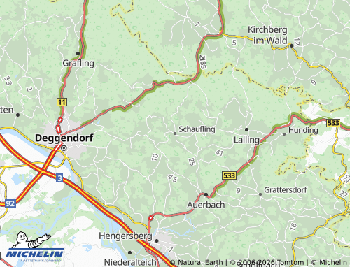 Mappa MICHELIN Schaufling - ViaMichelin