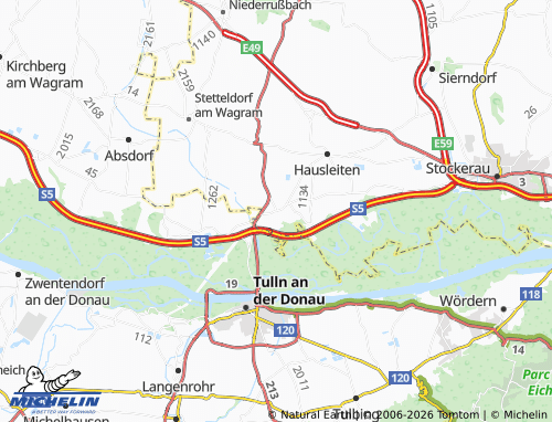 MICHELIN Perzendorf map - ViaMichelin