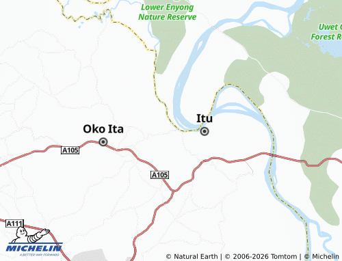 Mappa MICHELIN Obot Ebriba - ViaMichelin