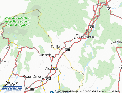 MICHELIN Independencia map - ViaMichelin