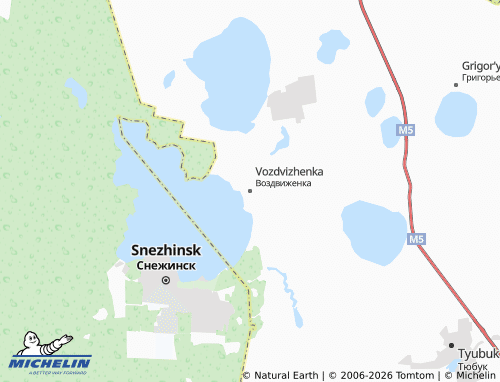 MICHELIN-Landkarte Vozdvizhenka - ViaMichelin