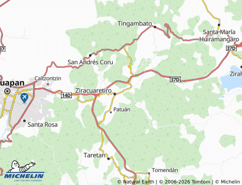 Mapa MICHELIN El Papayo - ViaMichelin