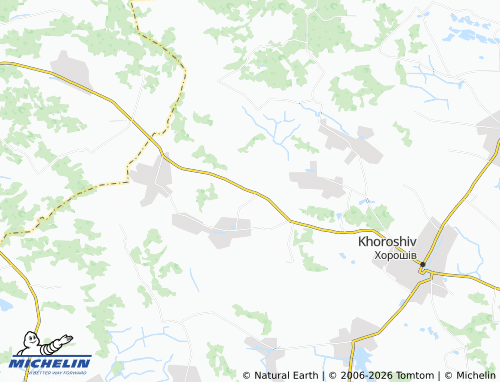 Mapa MICHELIN Chovnova - ViaMichelin