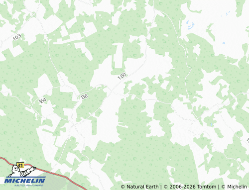 MICHELIN Kokre map - ViaMichelin