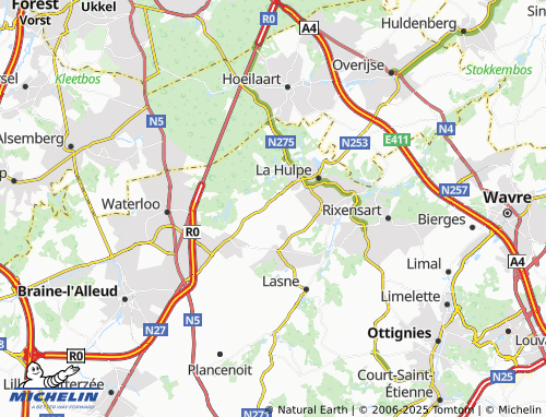 MICHELIN Hannonsart map - ViaMichelin